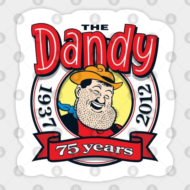 Dandy's Birthday 75 years Sticker by GordonBaker